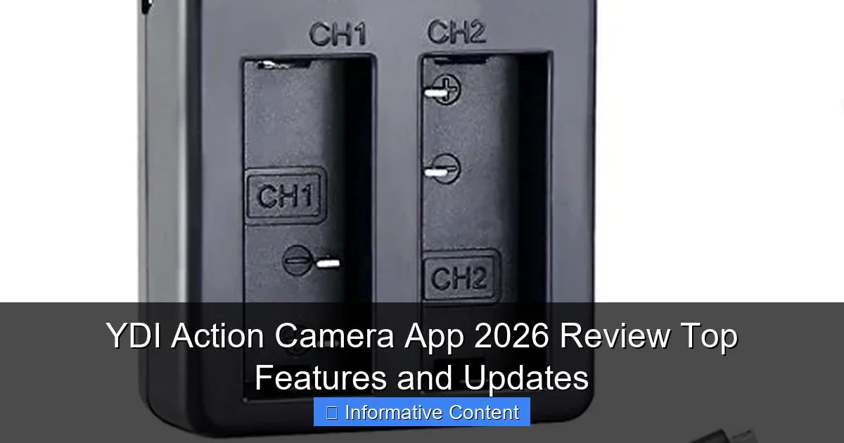 YDI Action Camera App 2026 Review Top Features and Updates