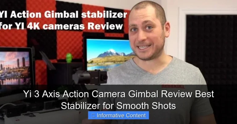 Yi 3 Axis Action Camera Gimbal Review Best Stabilizer for Smooth Shots