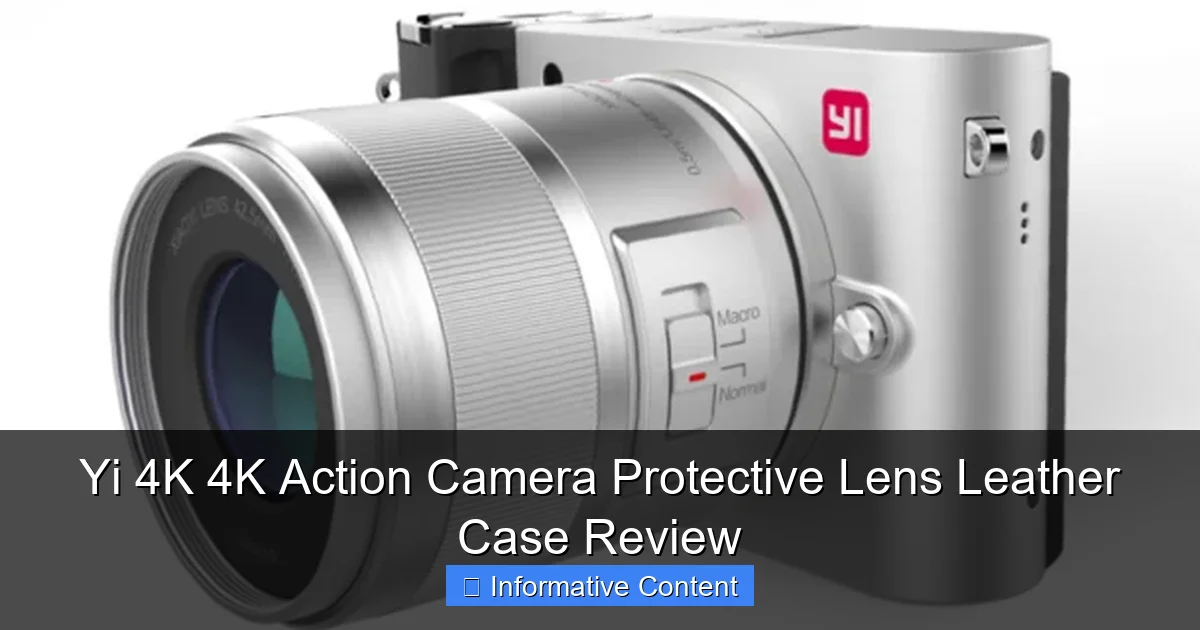 Yi 4K 4K Action Camera Protective Lens Leather Case Review