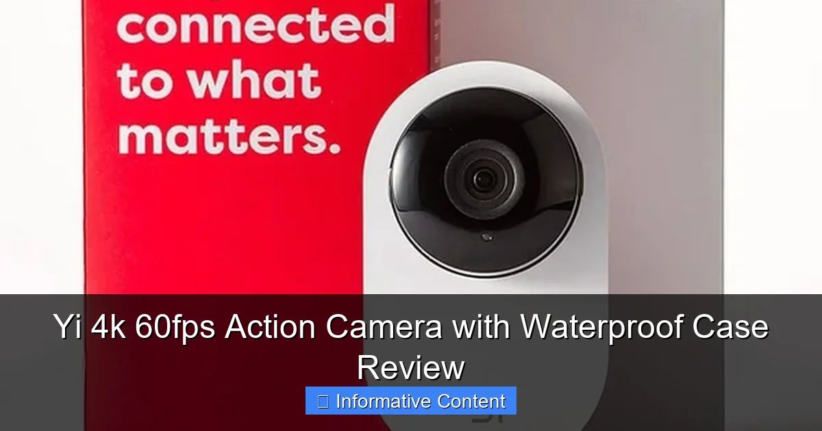 Yi 4k 60fps Action Camera with Waterproof Case Review