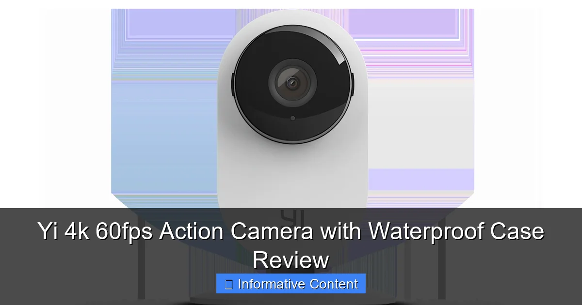 Yi 4k 60fps Action Camera with Waterproof Case Review