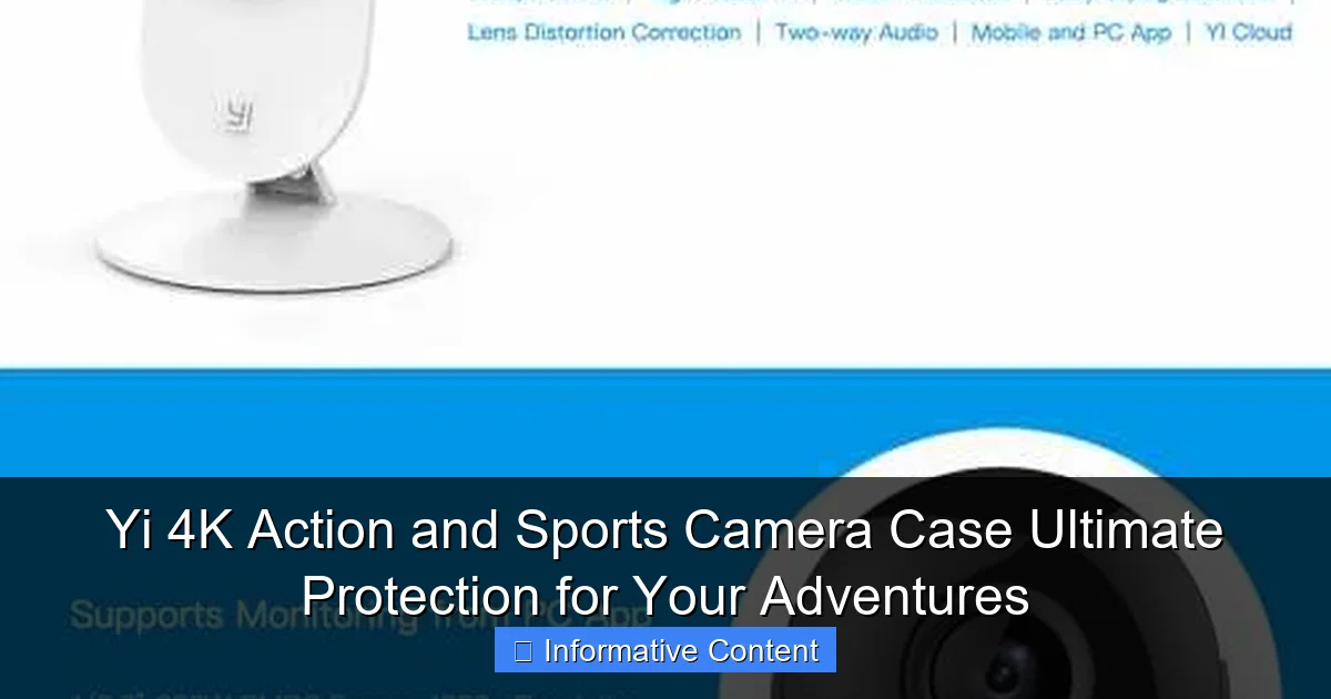 Yi 4K Action and Sports Camera Case Ultimate Protection for Your Adventures