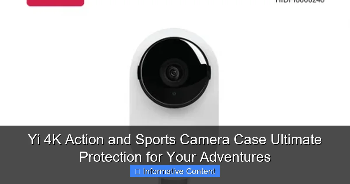 Yi 4K Action and Sports Camera Case Ultimate Protection for Your Adventures