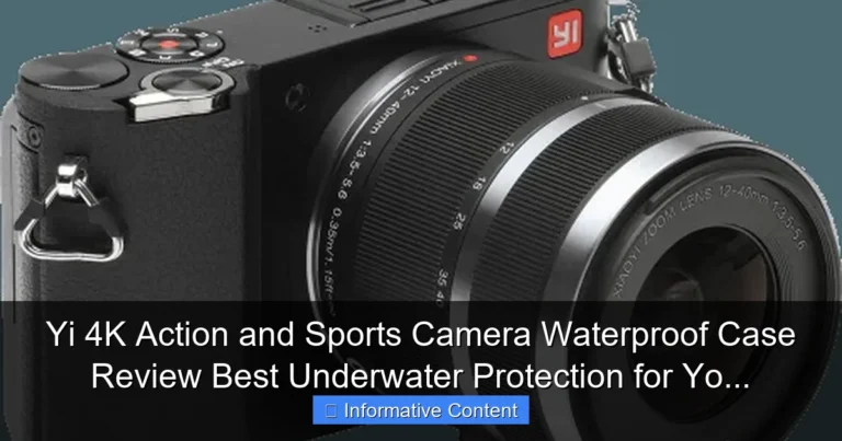 Yi 4K Action and Sports Camera Waterproof Case Review Best Underwater Protection for Yo...
