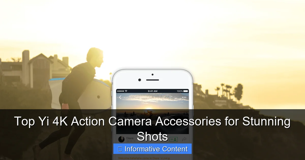 Top Yi 4K Action Camera Accessories for Stunning Shots