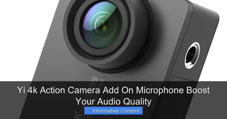 Yi 4k Action Camera Add On Microphone Boost Your Audio Quality