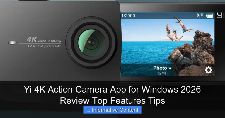 Yi 4K Action Camera App for Windows 2026 Review Top Features Tips