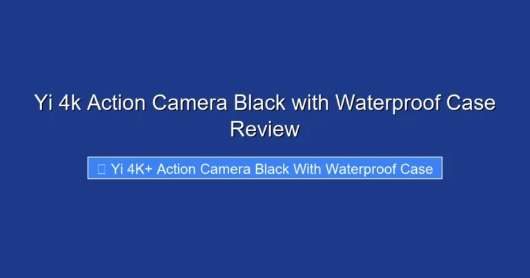 Yi 4k Action Camera Black with Waterproof Case Review