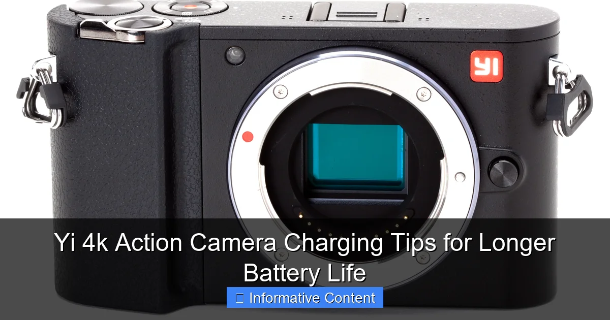 Yi 4k Action Camera Charging Tips for Longer Battery Life