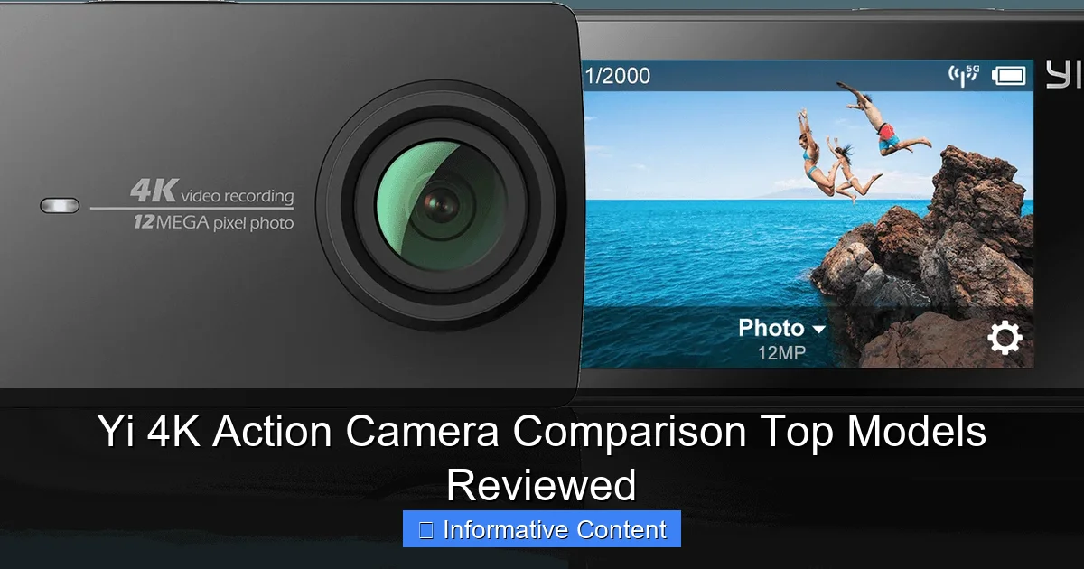 Yi 4K Action Camera Comparison Top Models Reviewed