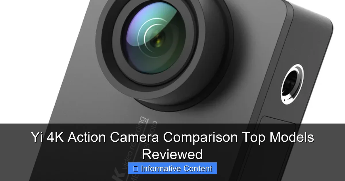 Yi 4K Action Camera Comparison Top Models Reviewed