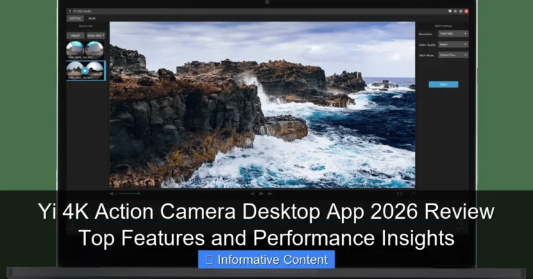 Yi 4K Action Camera Desktop App 2026 Review Top Features and Performance Insights