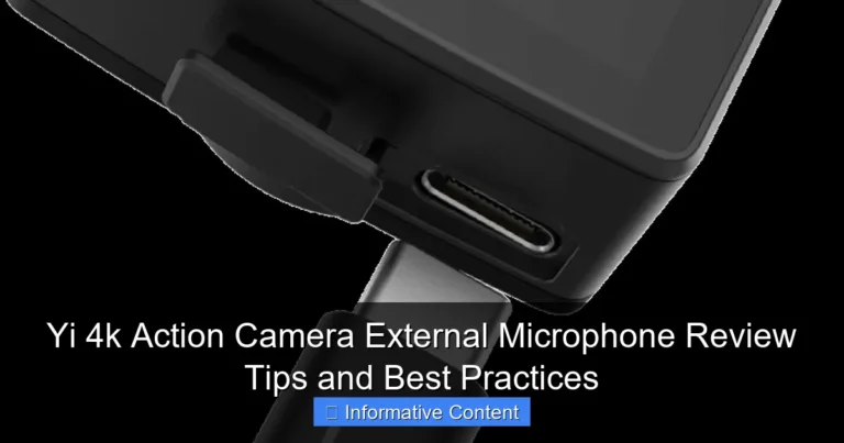 Yi 4k Action Camera External Microphone Review Tips and Best Practices