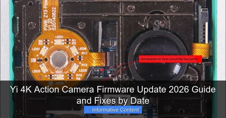 Yi 4K Action Camera Firmware Update 2026 Guide and Fixes by Date
