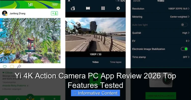 Yi 4K Action Camera PC App Review 2026 Top Features Tested