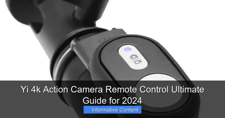Yi 4k Action Camera Remote Control Ultimate Guide for 2024