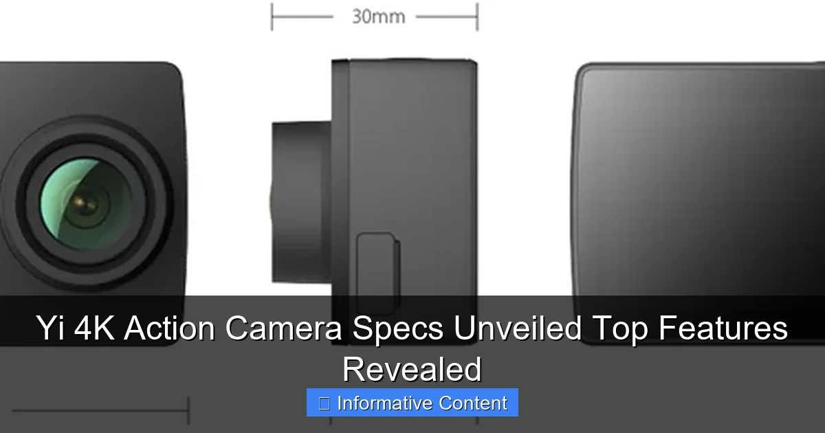 Yi 4K Action Camera Specs Unveiled Top Features Revealed