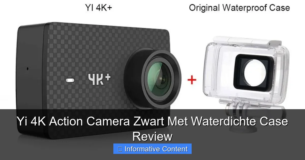 Yi 4K Action Camera Zwart Met Waterdichte Case Review