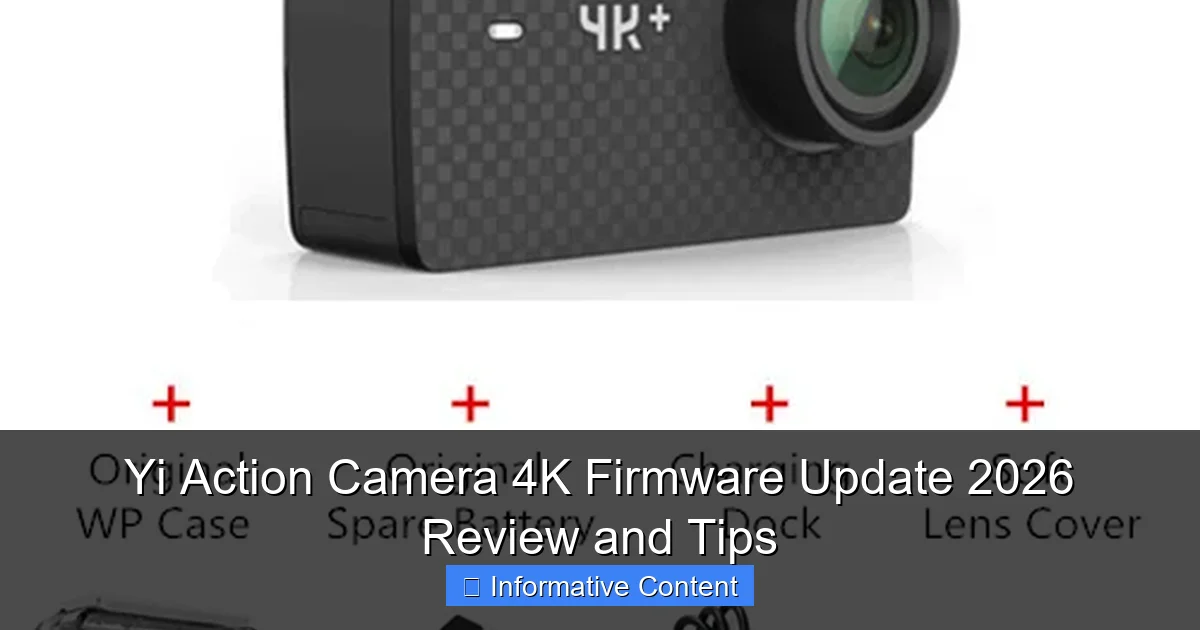 Yi Action Camera 4K Firmware Update 2026 Review and Tips