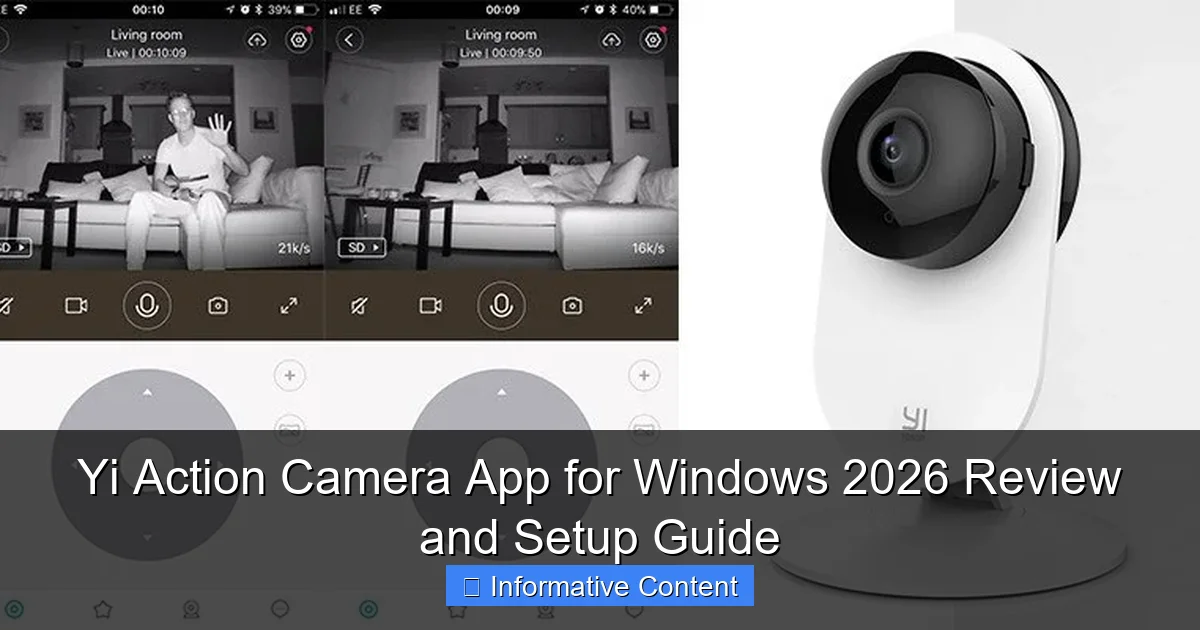 Yi Action Camera App for Windows 2026 Review and Setup Guide