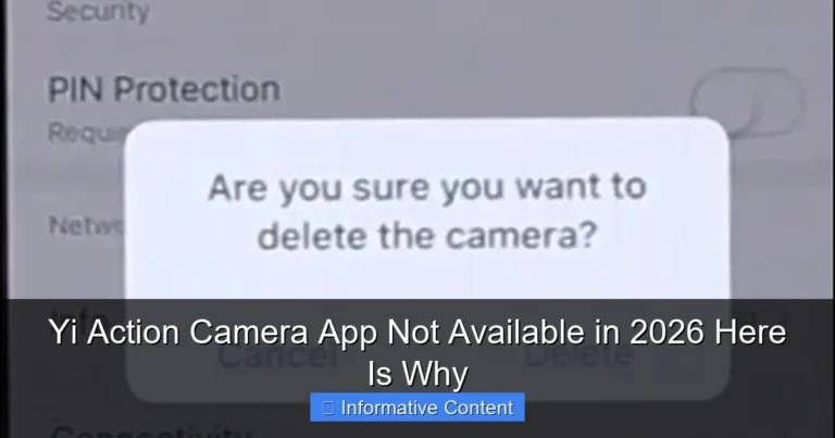Yi Action Camera App Not Available in 2026 Here Is Why