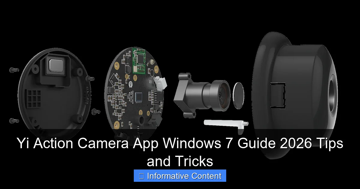 Yi Action Camera App Windows 7 Guide 2026 Tips and Tricks