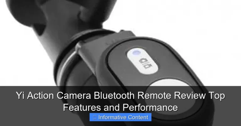 Yi Action Camera Bluetooth Remote Review Top Features and Performance