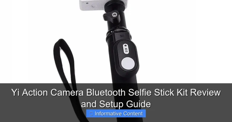 Yi Action Camera Bluetooth Selfie Stick Kit Review and Setup Guide