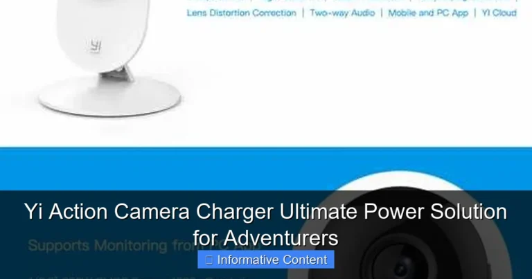 Yi Action Camera Charger Ultimate Power Solution for Adventurers