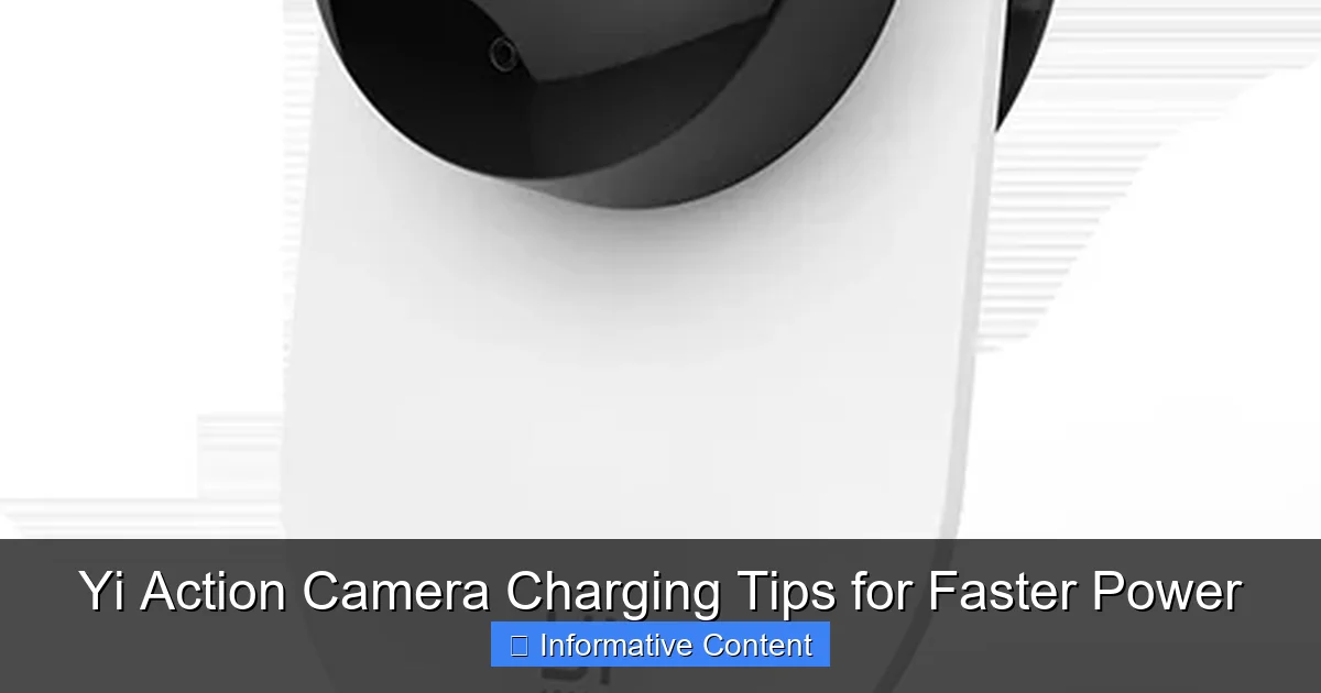 Yi Action Camera Charging Tips for Faster Power