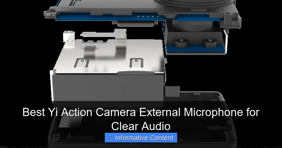 Best Yi Action Camera External Microphone for Clear Audio