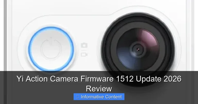 Yi Action Camera Firmware 1512 Update 2026 Review