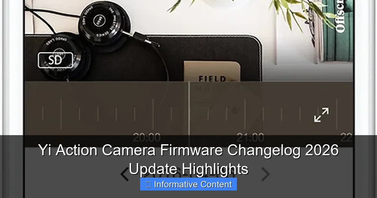Yi Action Camera Firmware Changelog 2026 Update Highlights