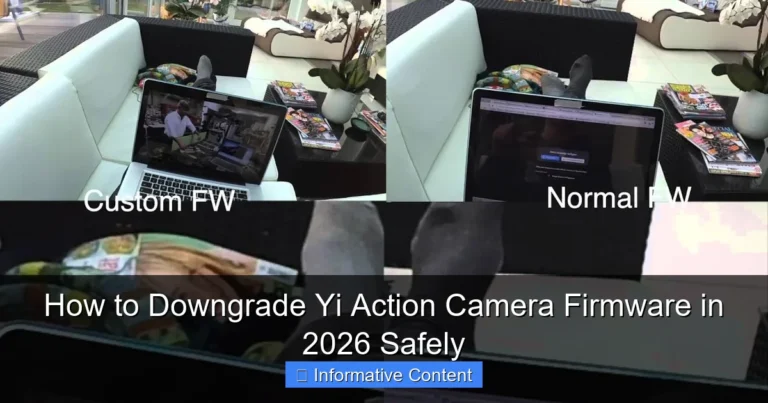How to Downgrade Yi Action Camera Firmware in 2026 Safely