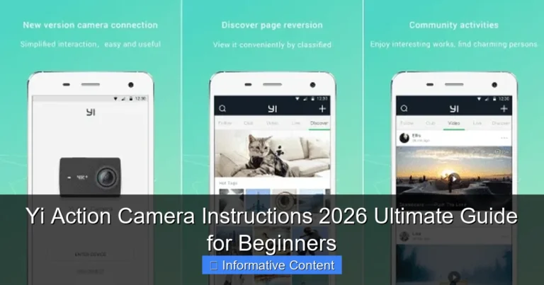 Yi Action Camera Instructions 2026 Ultimate Guide for Beginners