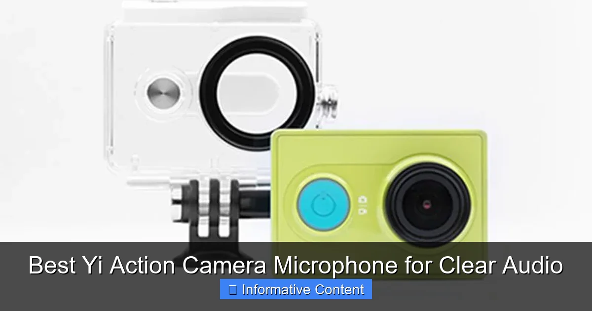 Best Yi Action Camera Microphone for Clear Audio