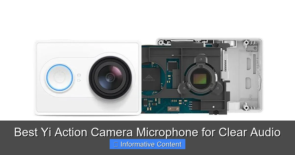 Best Yi Action Camera Microphone for Clear Audio