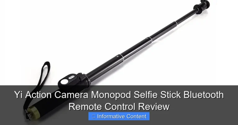 Yi Action Camera Monopod Selfie Stick Bluetooth Remote Control Review