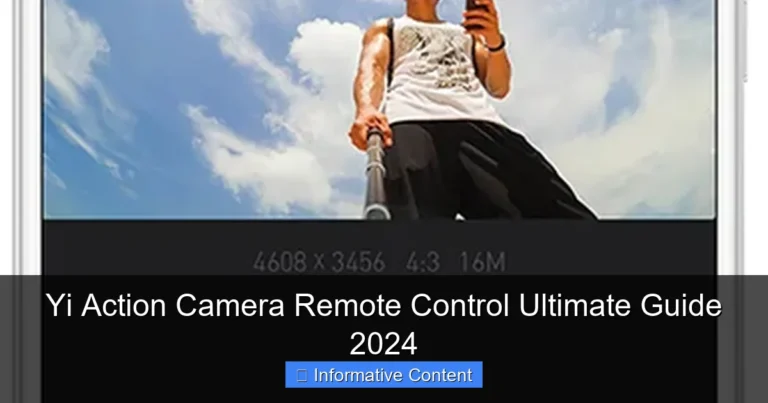 Yi Action Camera Remote Control Ultimate Guide 2024