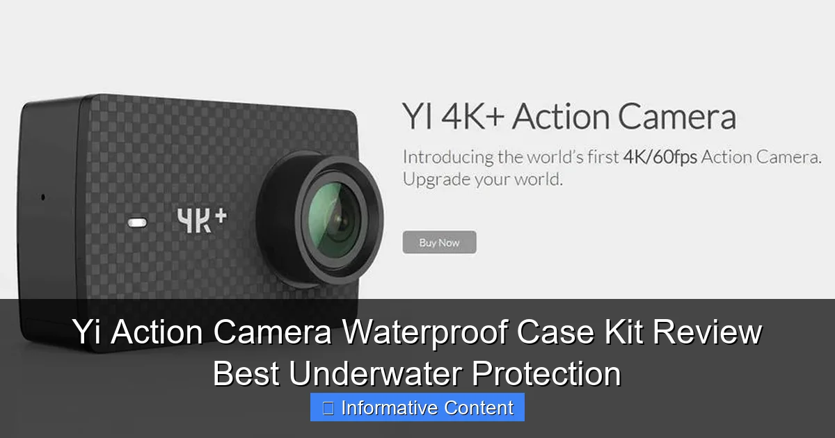 Yi Action Camera Waterproof Case Kit Review Best Underwater Protection