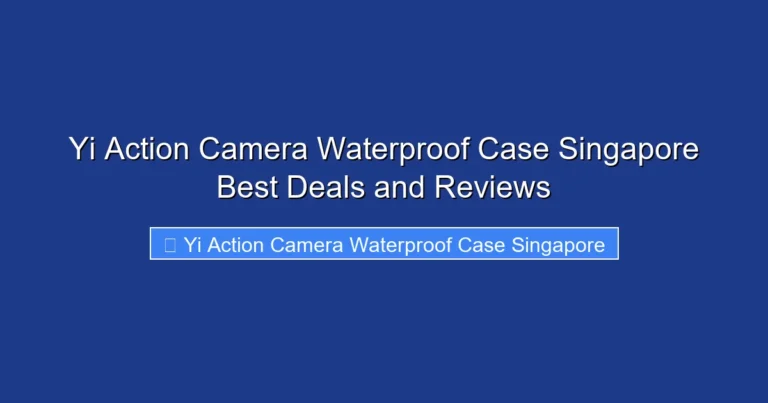 Yi Action Camera Waterproof Case Singapore Best Deals and Reviews
