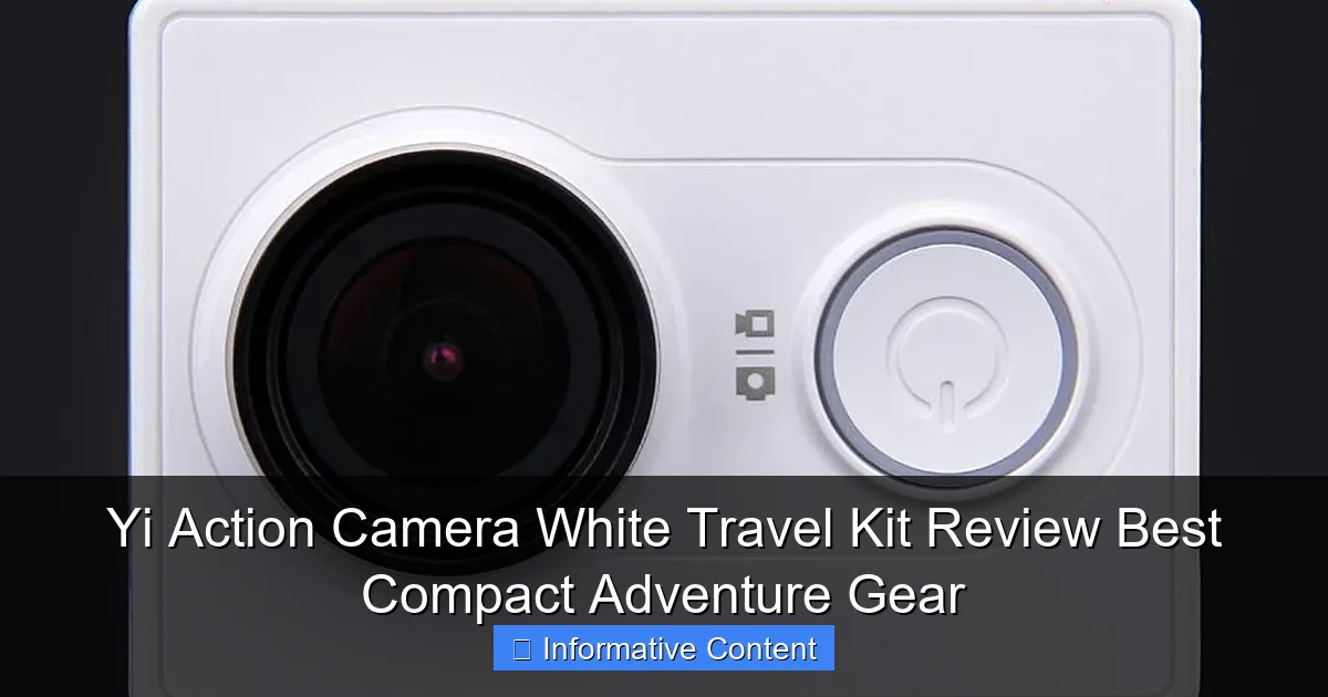 Yi Action Camera White Travel Kit Review Best Compact Adventure Gear