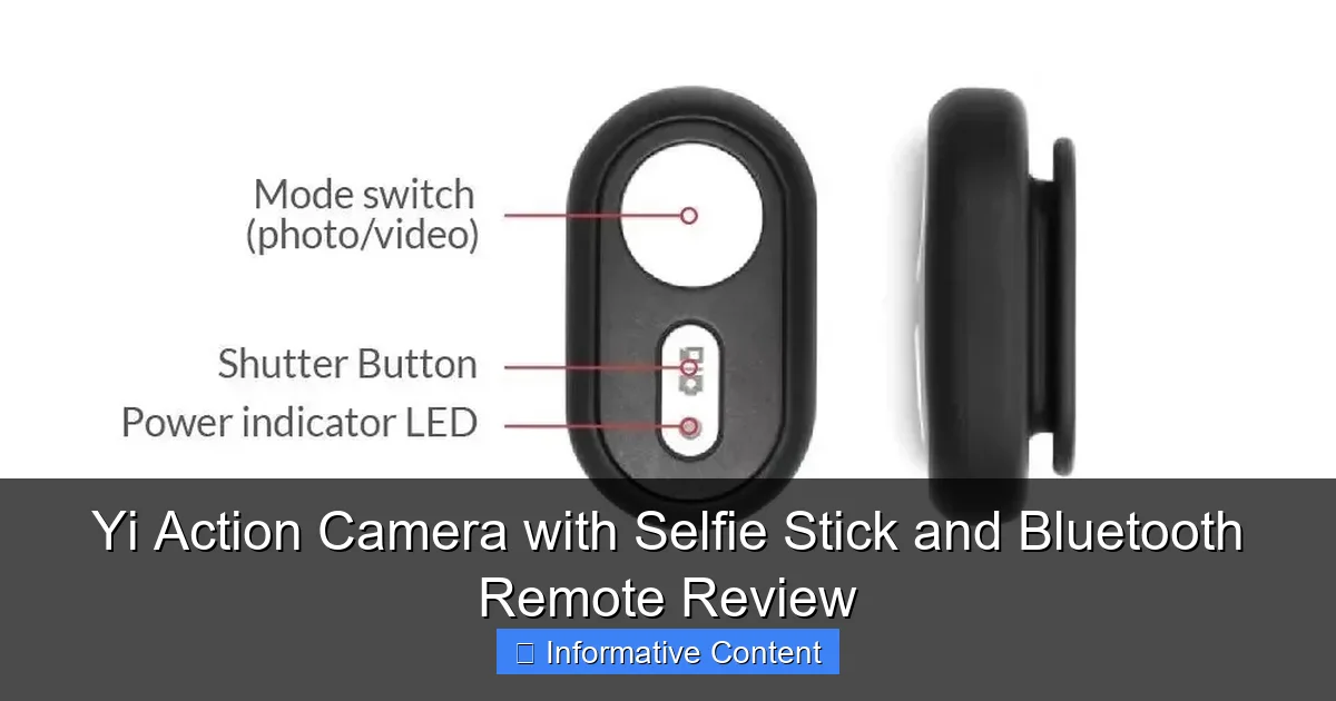 Yi Action Camera with Selfie Stick and Bluetooth Remote Review