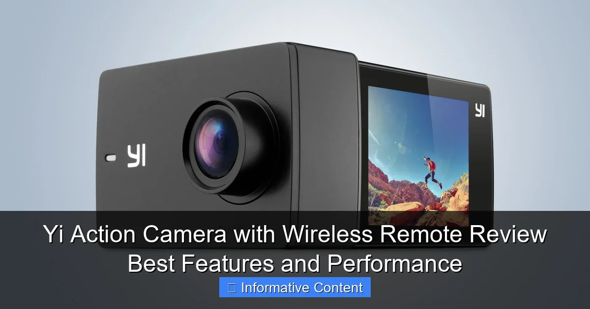Yi Action Camera with Wireless Remote Review Best Features and Performance