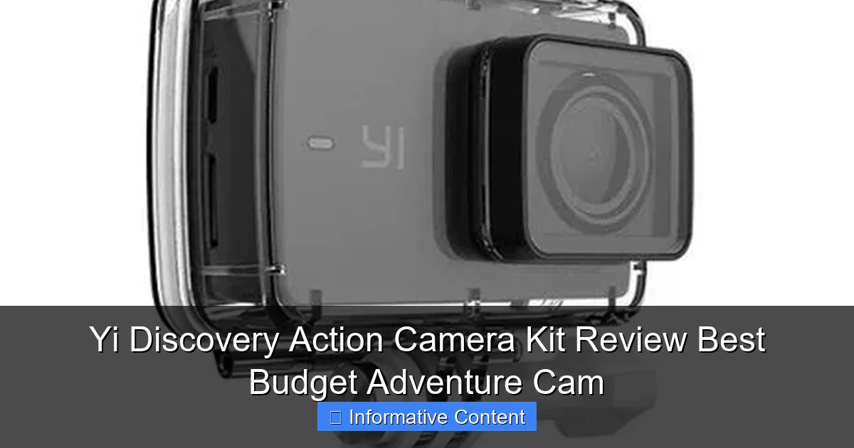 Yi Discovery Action Camera Kit Review Best Budget Adventure Cam