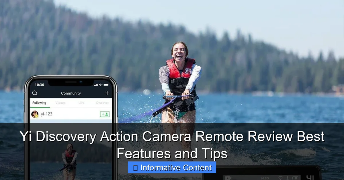 Yi Discovery Action Camera Remote Review Best Features and Tips