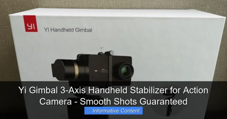 Yi Gimbal 3-Axis Handheld Stabilizer for Action Camera - Smooth Shots Guaranteed