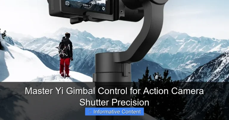 Master Yi Gimbal Control for Action Camera Shutter Precision