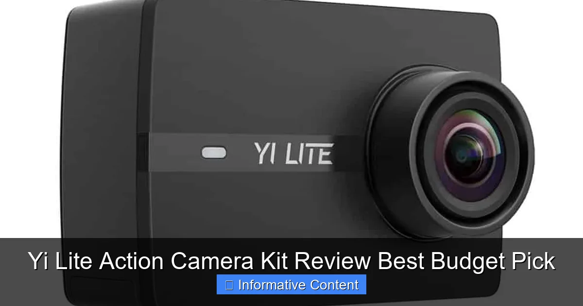 Yi Lite Action Camera Kit Review Best Budget Pick