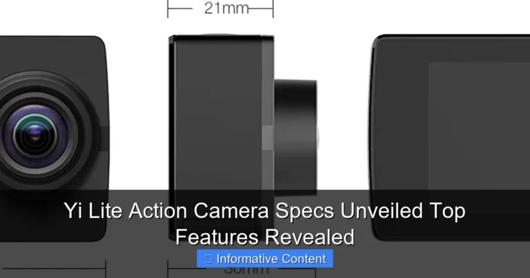 Yi Lite Action Camera Specs Unveiled Top Features Revealed